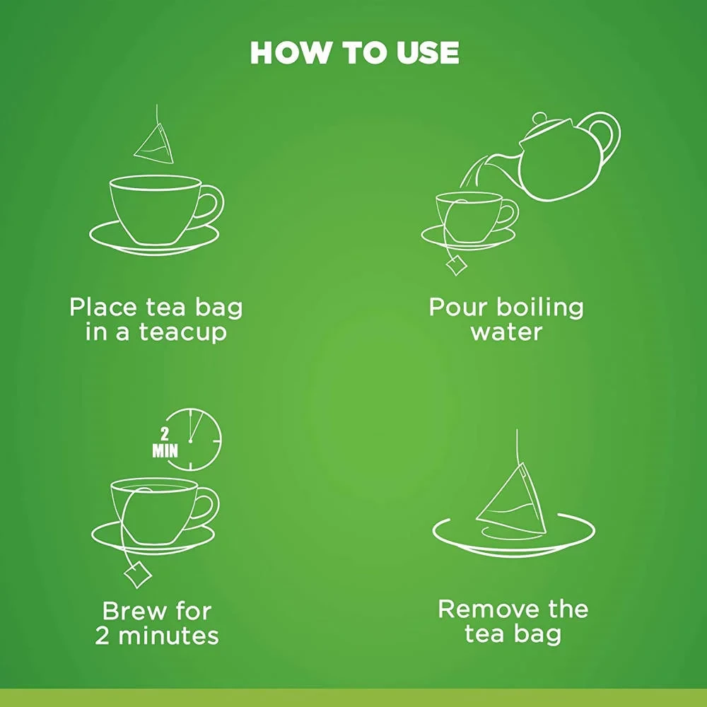 Dabur Vedic Suraksha Green Tea With Herbs Bags, 25 Bags-7.webp